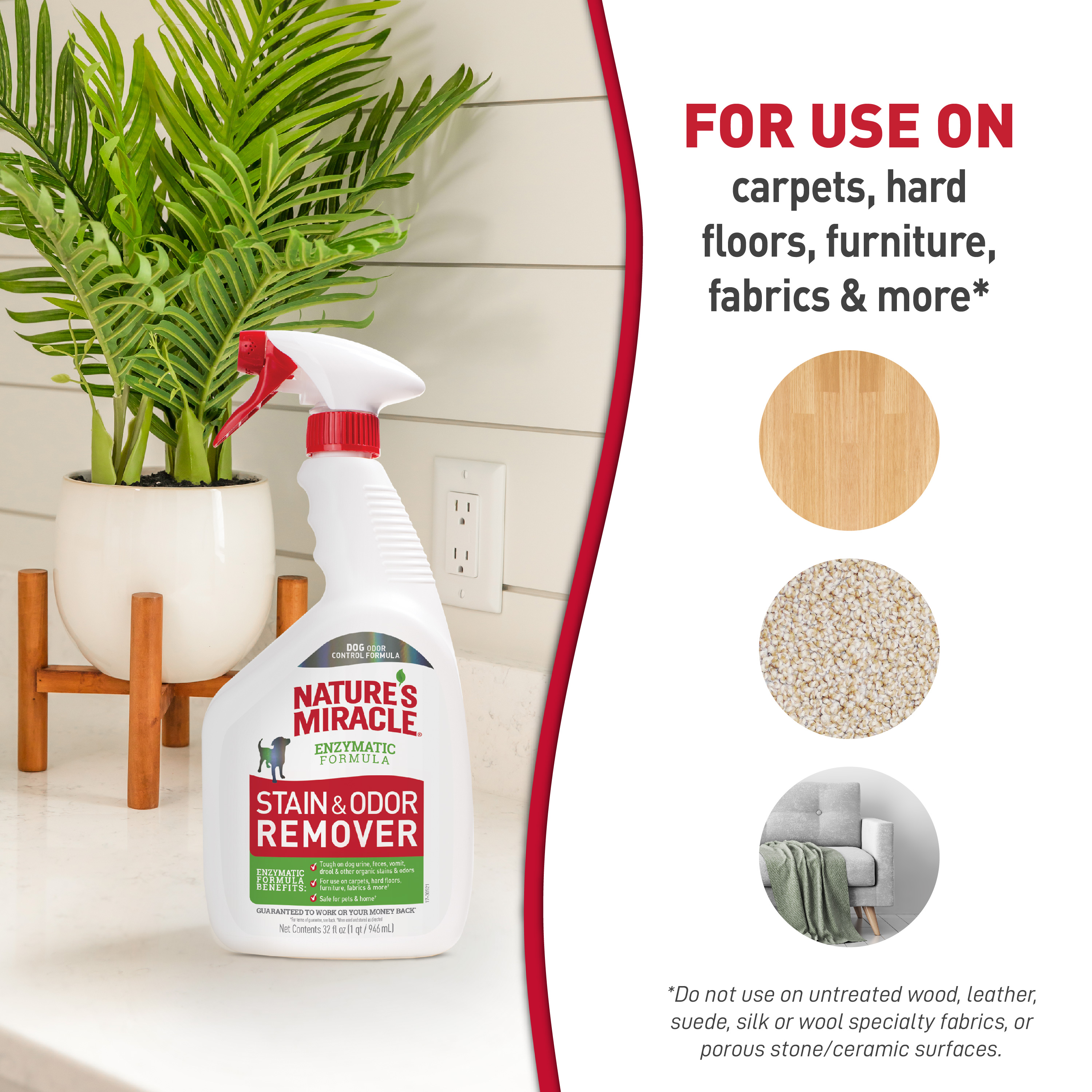 Nature's miracle stain sales & odor remover